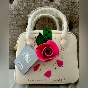 New with tags loungefly 30th anniversary beauty and the beast purse.